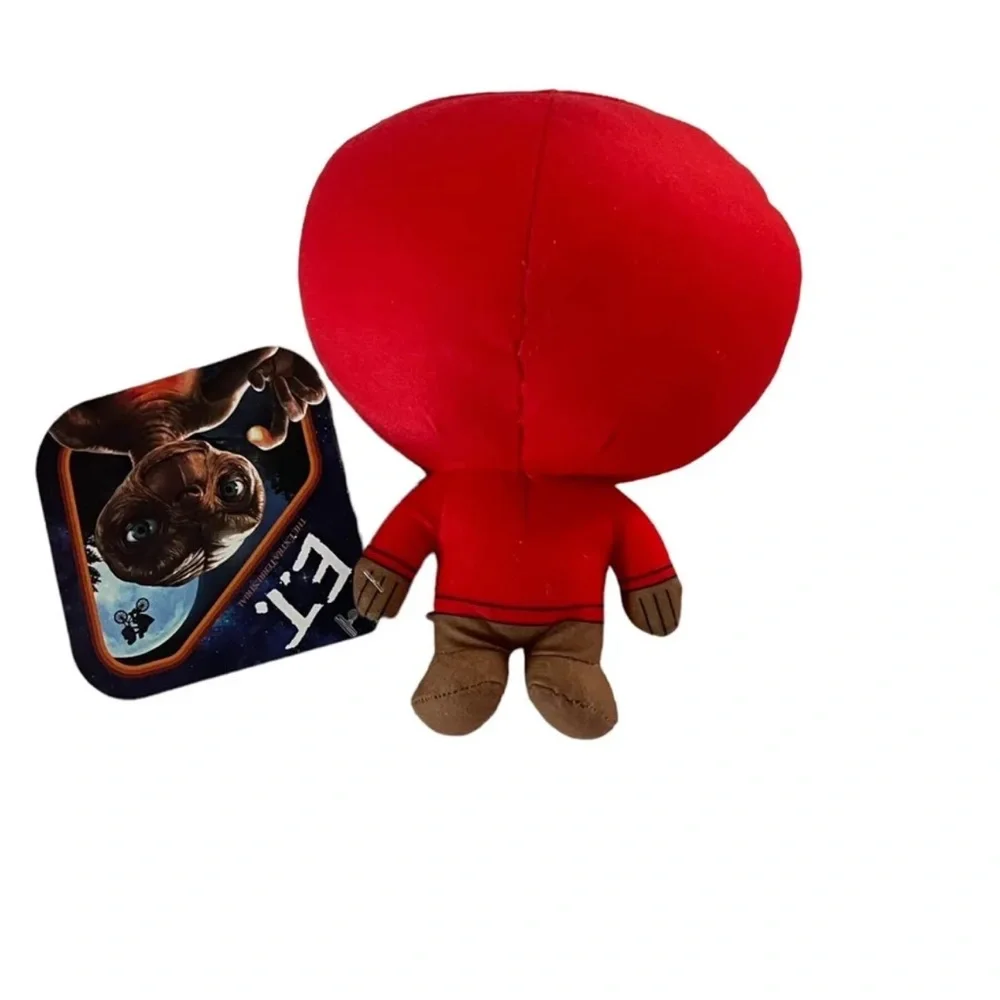 E.T. THE EXTRATERRESTRIAL 6” Plush Toy Stuffed Animal Alien Red Hoodie Authentic
